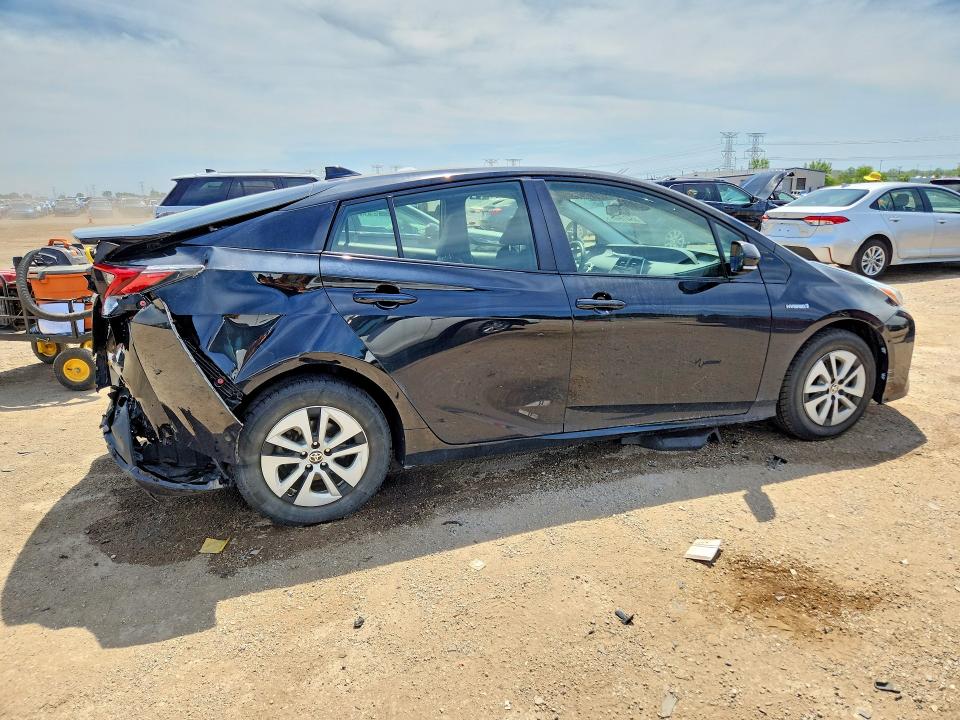 2017 Toyota Prius VIN JTDKBRFU1H3049266 COPART salvage auction — REAR END, Il - Salvage Certificate, sold $2,150 on 2026-07-07 (photo 3)