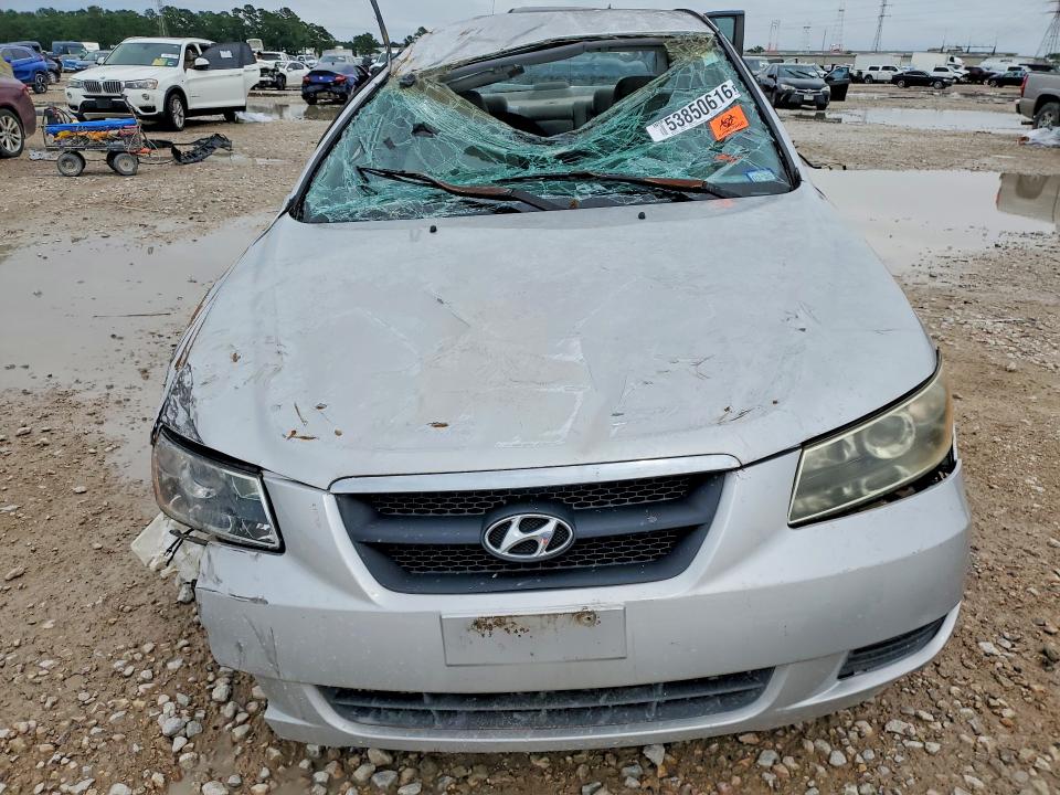 2007 Hyundai Sonata VIN 5NPET46CX7H238828 COPART salvage auction — ROLLOVER, Tx - Salvage Vehicle Title, sold $150 on 2026-07-10 (photo 5)
