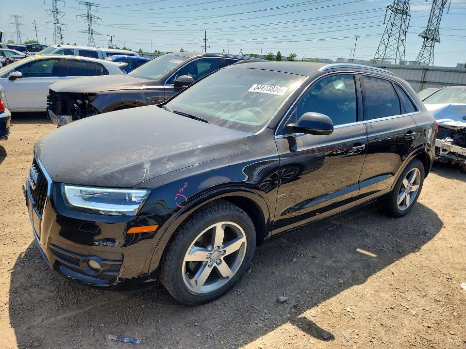 2015 Audi Q3 VIN WA1GFCFS7FR009123 COPART salvage auction — FRONT END, Il - Salvage Certificate, sold $4,050 on 2026-07-07 (photo 1)