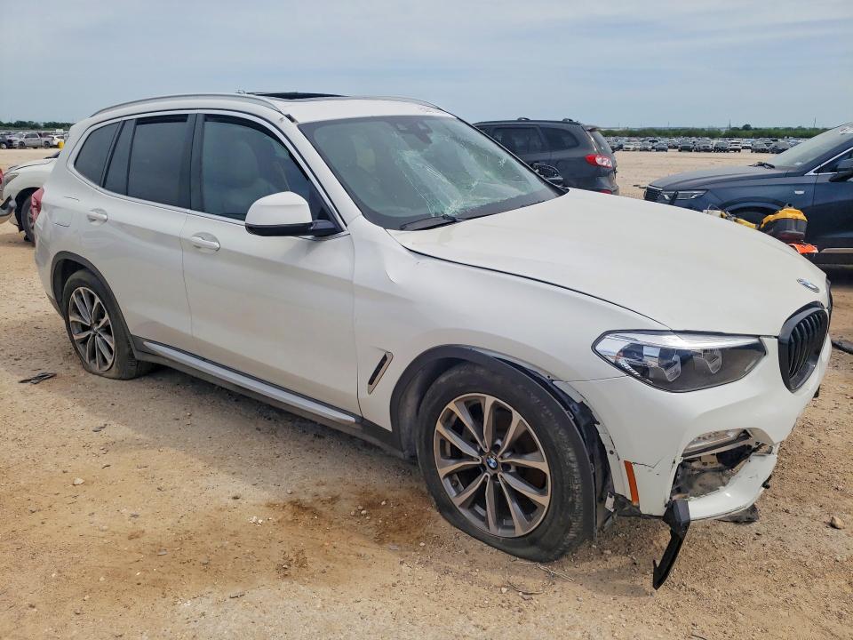 2019 BMW X3 VIN 5UXTR7C56KLF29359 COPART salvage auction — FRONT END, Tx - Certificate Of Title, sold $6,400 on 2026-07-18 (photo 4)