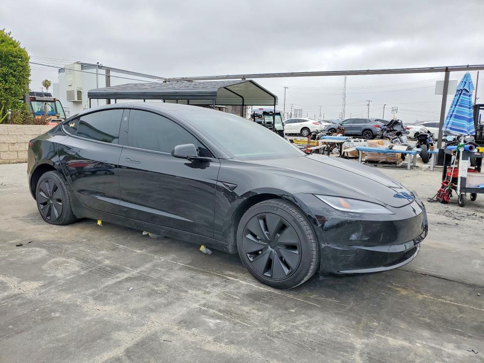 2024 Tesla Model 3 VIN 5YJ3E1EA5RF829909 COPART salvage auction — FRONT END, Ca - Salvage Certificate, sold $15,100 on 2026-07-29 (photo 4)