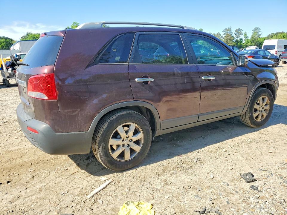 2012 Kia Sorento VIN 5XYKT3A63CG309027 COPART salvage auction — FRONT END, Va - Cert Of Title - Salvage, sold $1,400 on 2026-07-28 (photo 3)
