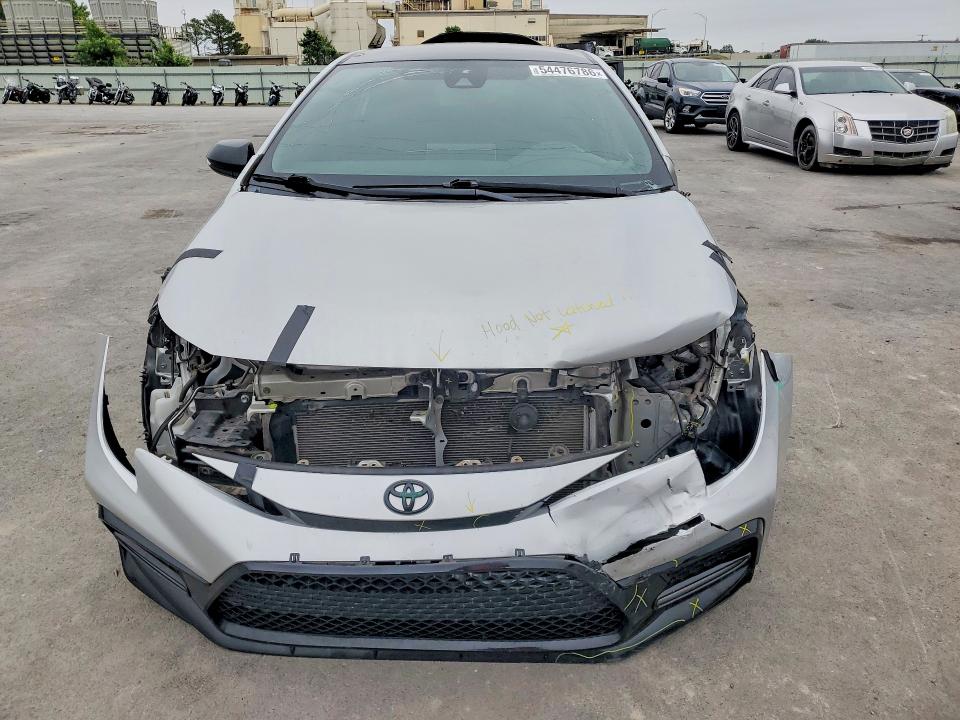 2021 Toyota Corolla VIN 5YFS4MCE5MP061559 COPART salvage auction — FRONT END, Ok - Cert Of Title-Salvage, sold $5,700 on 2026-07-17 (photo 5)
