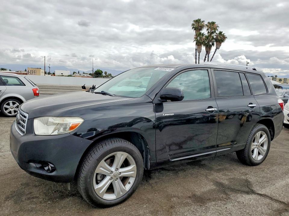 2010 Toyota Highlander VIN 5TDDK3EH2AS013293 COPART salvage auction — SIDE, CA - SALVAGE CERTIFICATE, sold $3,950 on 2026-07-14 (photo 1)