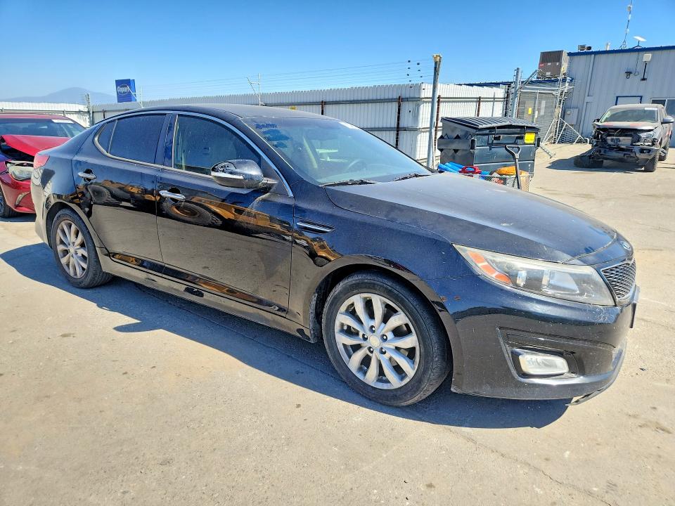 2015 Kia Optima VIN 5XXGN4A78FG414623 COPART salvage auction — SIDE, CA - CERTIFICATE OF TITLE, sold $200 on 2026-07-07 (photo 4)