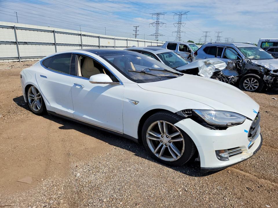 2013 Tesla Model s VIN 5YJSA1CN1DFP13869 COPART salvage auction — FRONT END, Il - Certificate Of Title, sold $1,350 on 2026-07-02 (photo 4)