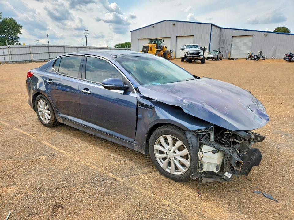 2015 Kia Optima VIN 5XXGN4A75FG373965 COPART salvage auction — FRONT END, Tx - Salvage Vehicle Title, sold $325 on 2026-07-06 (photo 4)
