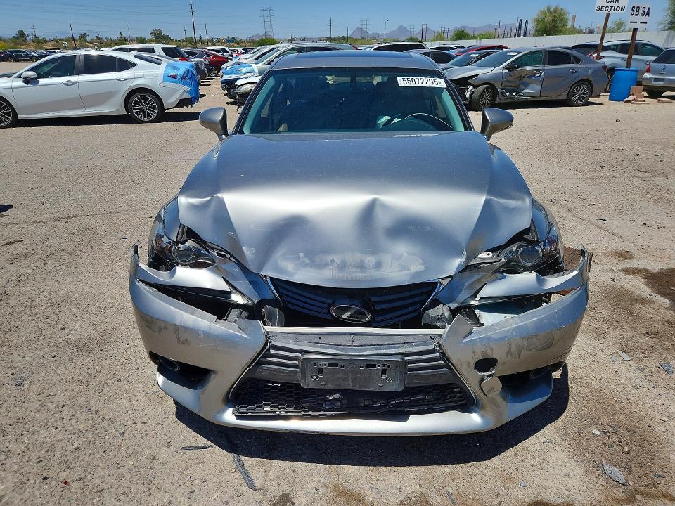 2014 Lexus Is VIN JTHBF1D2XE5026591 COPART salvage auction — FRONT END, Az - Cert Of Title - Salvage, sold $1,450 on 2026-07-06 (photo 5)