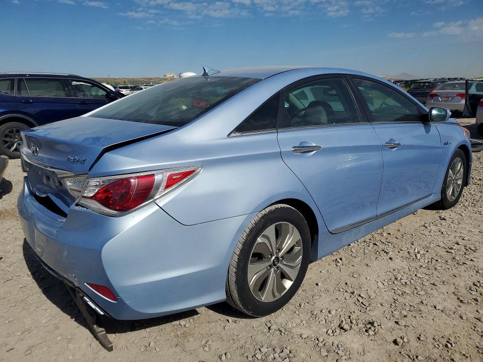2013 Hyundai Sonata VIN KMHEC4A41DA099283 COPART salvage auction — REAR END, Ut - Salvage Certificate, sold $1,850 on 2026-07-17 (photo 3)