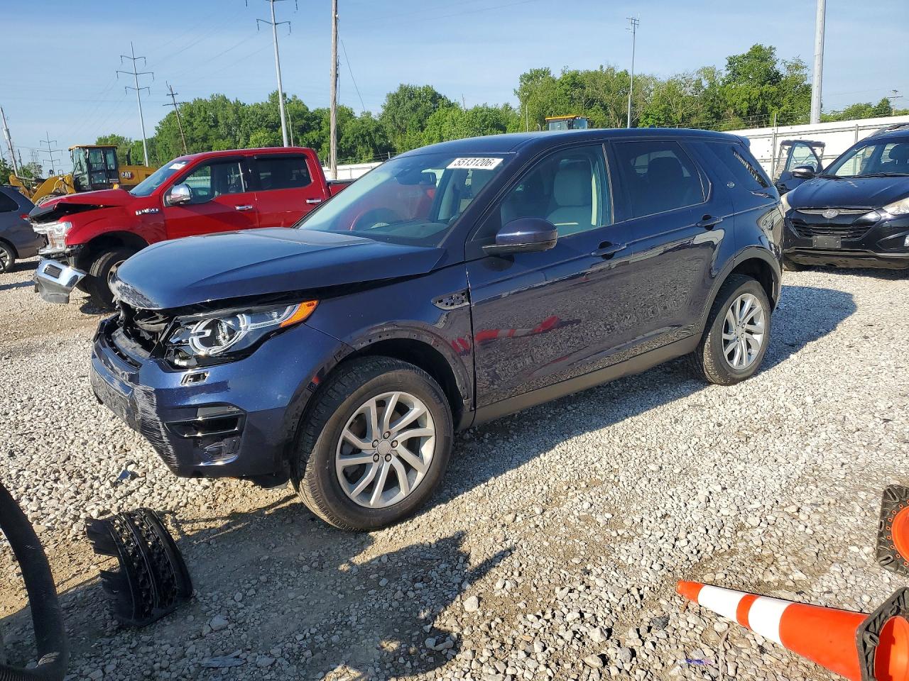 2016 Land Rover Discovery Sport VIN SALCR2BG1GH594417 COPART salvage auction — Front End, OH - CERT OF TITLE-SALVAGE, sold $1,300 on 2026-06-30 (photo 1)