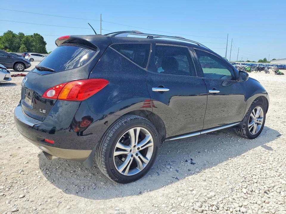 2010 Nissan Murano VIN JN8AZ1MUXAW010728 COPART salvage auction — HAIL, Tx - Certificate Of Title, sold $1,050 on 2026-07-30 (photo 3)