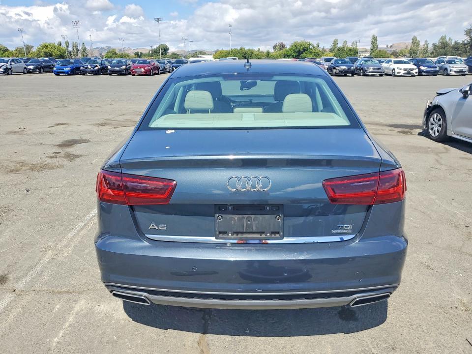 2016 Audi A6 VIN WAUFMAFCXGN081833 COPART salvage auction — FRONT END, Ca - Salvage Certificate, sold $6,500 on 2026-07-31 (photo 6)