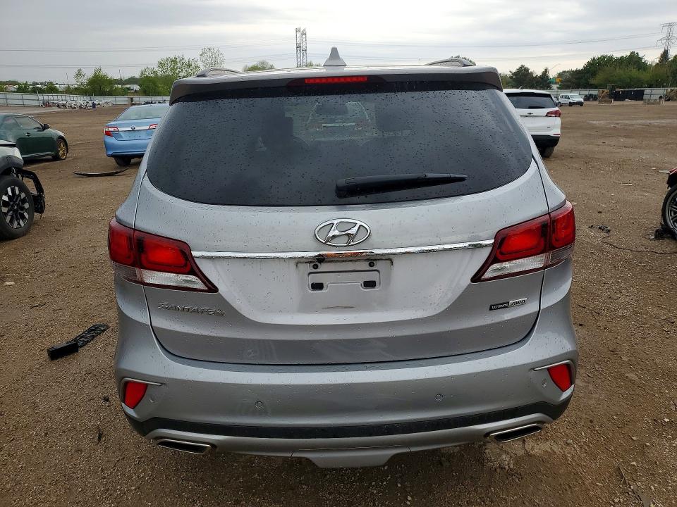 2017 Hyundai Santa fe VIN KM8SRDHF2HU177468 COPART salvage auction — FRONT END, Il - Salvage Certificate, sold $2,600 on 2026-07-21 (photo 6)