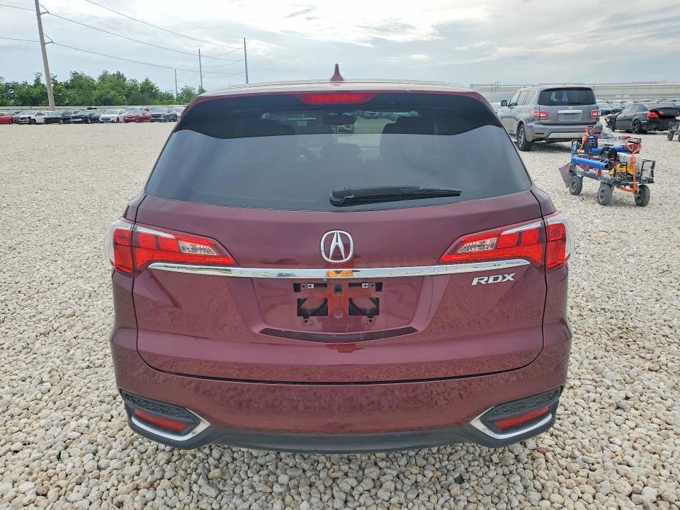 2016 Acura Rdx VIN 5J8TB3H50GL018887 COPART salvage auction — FRONT END, Tx - Salvage Vehicle Title, sold $1,850 on 2026-07-02 (photo 6)