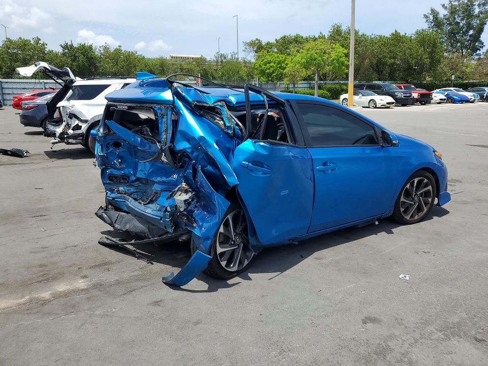 2018 Toyota Corolla VIN JTNKARJE3JJ561918 COPART salvage auction — ALL OVER, FL - CERT OF TTL-REBUILT&SLVG RBLD, sold $925 on 2026-07-20 (photo 3)
