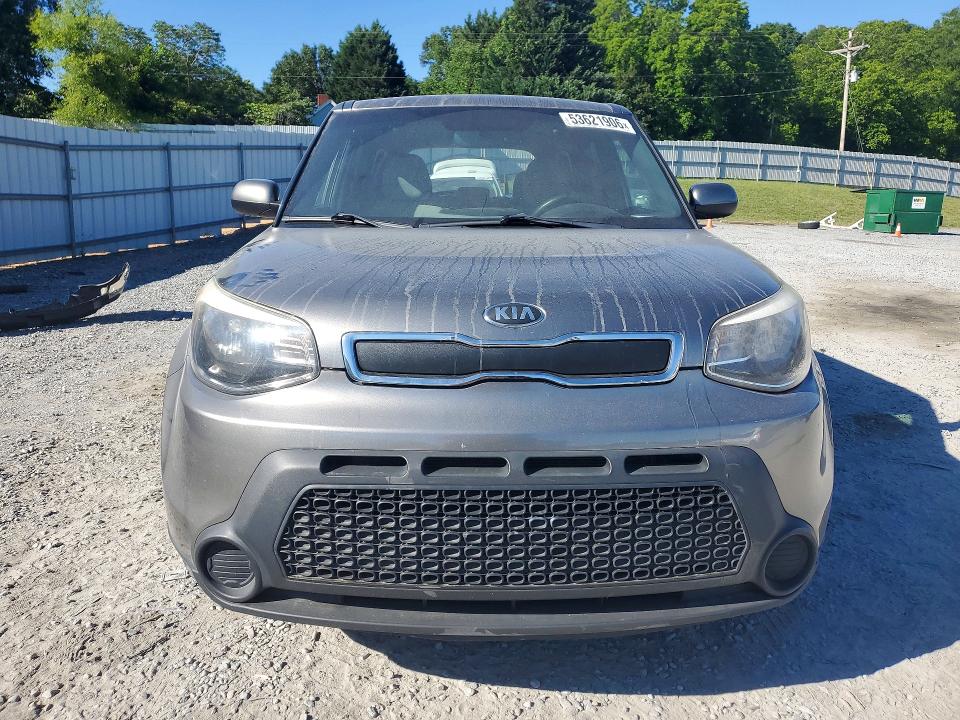 2016 Kia Soul VIN KNDJN2A25G7356298 COPART salvage auction — REAR END, Nc - Salvage Certificate Of Title, sold $1,600 on 2026-07-15 (photo 5)
