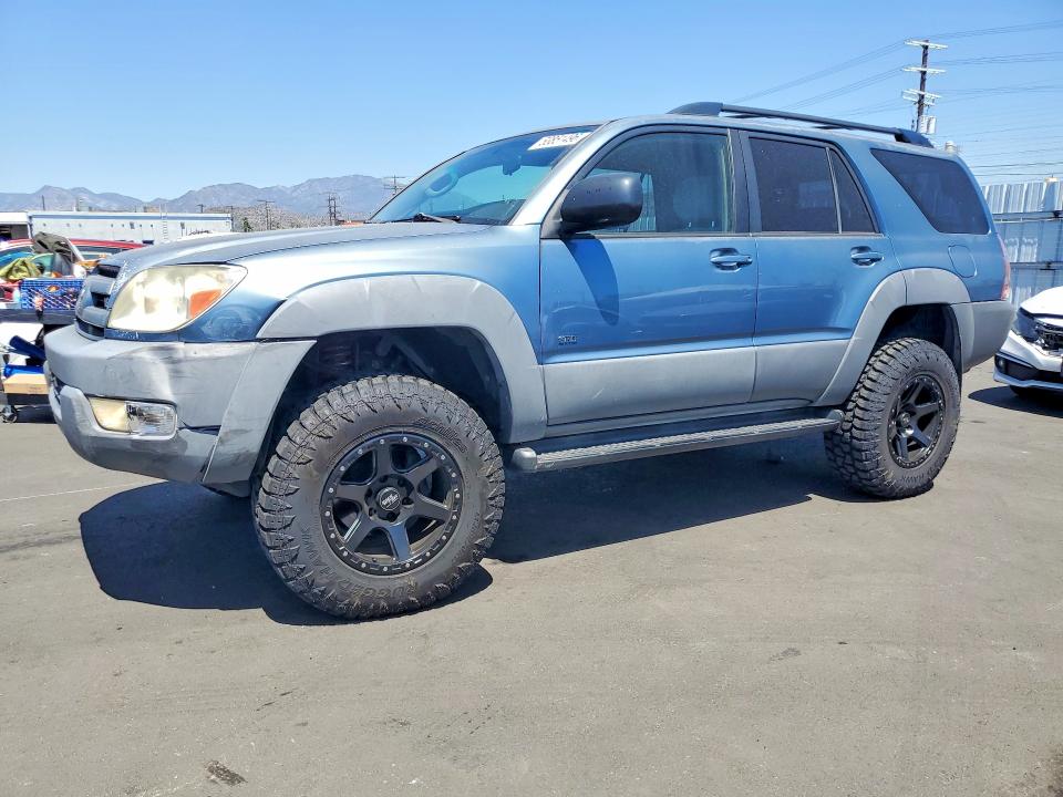 2003 Toyota 4runner VIN JTEZT14RX30002724 COPART salvage auction — FRONT END, Ca - Salvage Certificate, sold $2,800 on 2026-07-08 (photo 1)