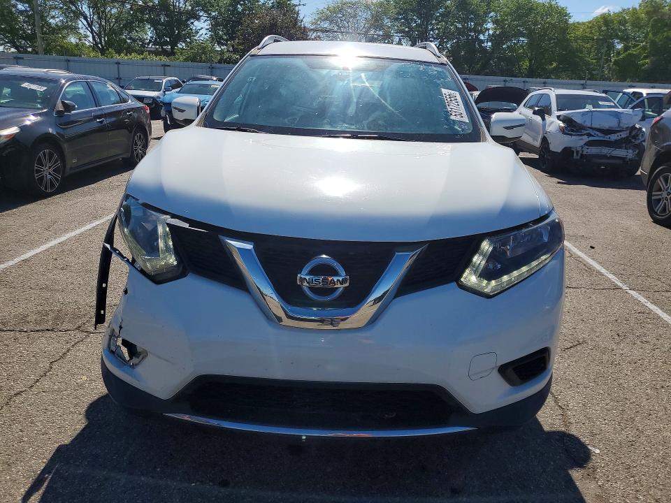 2016 Nissan VIN KNMAT2MT4GP629189 COPART salvage auction — FRONT END, Oh - Cert Of Title-Salvage, sold $1,750 on 2026-07-06 (photo 5)