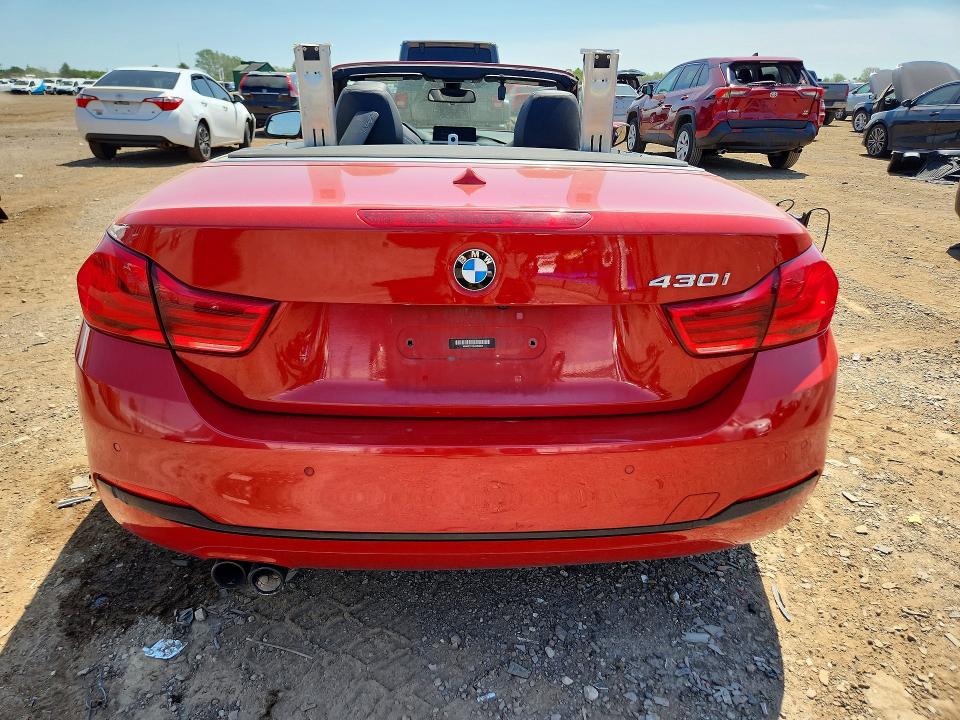 2018 BMW 4er VIN WBA4Z1C59JEC59224 COPART salvage auction — FRONT END, Il - Salvage Certificate, sold $3,350 on 2026-07-07 (photo 6)