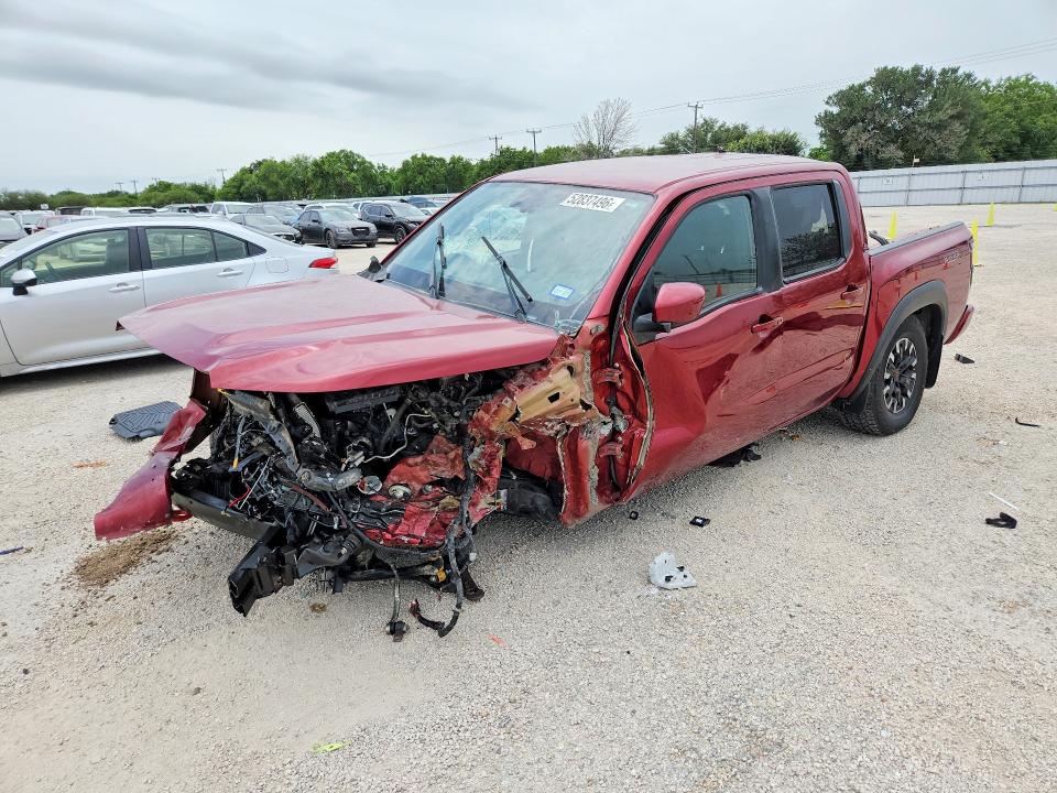 2023 Nissan Frontier VIN 1N6ED1EJ3PN630848 COPART salvage auction — ALL OVER, Tx - Salvage Vehicle Title, sold $1,550 on 2026-07-09 (photo 1)