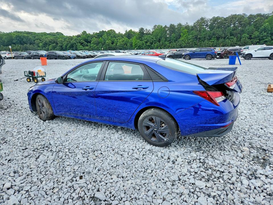 2021 Hyundai Elantra VIN 5NPLM4AGXMH044570 COPART salvage auction — REAR END, Ga - Cert Of Title-Salvage, sold $3,750 on 2026-07-07 (photo 2)