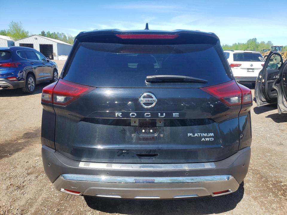 2021 Nissan Rogue VIN JN8AT3DD9MW307667 COPART salvage auction — FRONT END, On - Permit No Brand - Unfit, sold $9,900 on 2026-07-14 (photo 6)