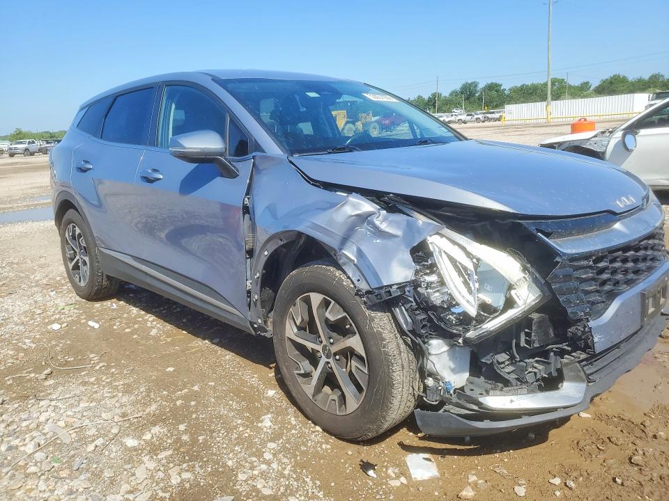 2024 Kia Sportage VIN 5XYK33DFXRG183110 COPART salvage auction — FRONT END, Tx - Salvage Vehicle Title, sold $2,500 on 2026-07-23 (photo 4)