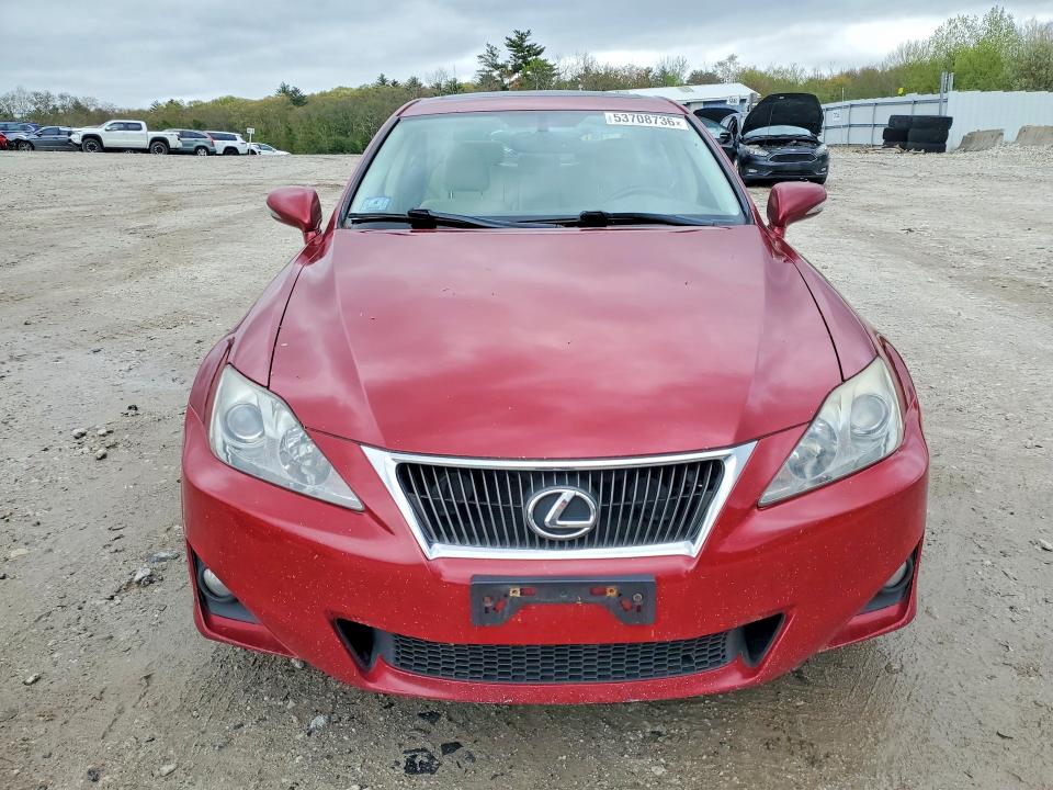 2012 Lexus Is VIN JTHBF5C27C5173182 COPART salvage auction — SIDE, Ma - Cert Of Title-Reconstrctd Coll, sold $1,050 on 2026-07-29 (photo 5)