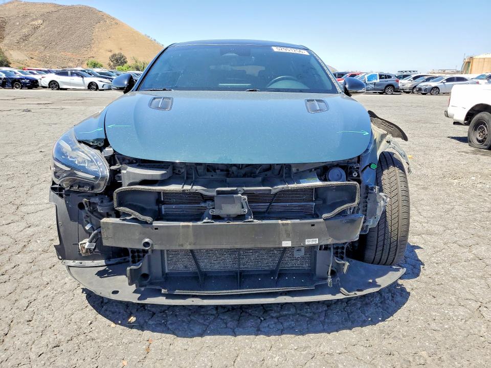 2022 Kia Stinger VIN KNAE35LD0N6119127 COPART salvage auction — FRONT END, Ca - Salvage Certificate, sold $150 on 2026-07-16 (photo 5)