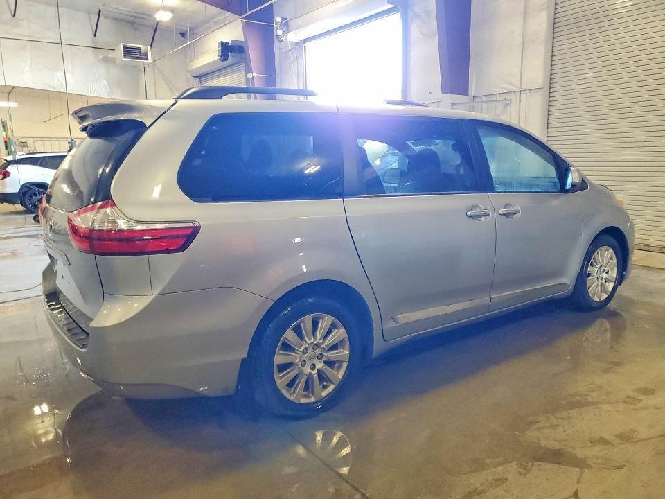 2015 Toyota Sienna VIN 5TDDK3DC0FS118931 COPART salvage auction — FRONT END, Mn - Cert Of Title-Prior Salvage, sold $3,700 on 2026-07-13 (photo 3)