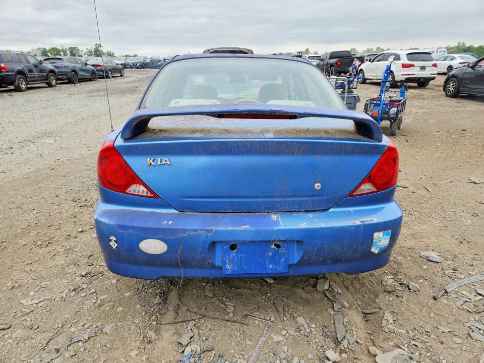 2002 Kia Spectra VIN KNAFB121525117396 COPART salvage auction — FRONT END, Va - Certificate Of Title, sold $325 on 2026-07-08 (photo 6)