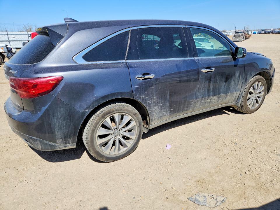 2016 Acura Mdx VIN 5FRYD4H60GB507580 COPART salvage auction — FRONT END, Ab - Bos - Salvage, sold $2,100 on 2026-07-09 (photo 3)