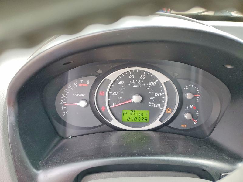 2007 Hyundai Tucson VIN KM8JN12D87U569141 COPART salvage auction — FRONT END, Ia - Cert Of Title-Salvage Title, sold $80 on 2026-07-17 (photo 9)