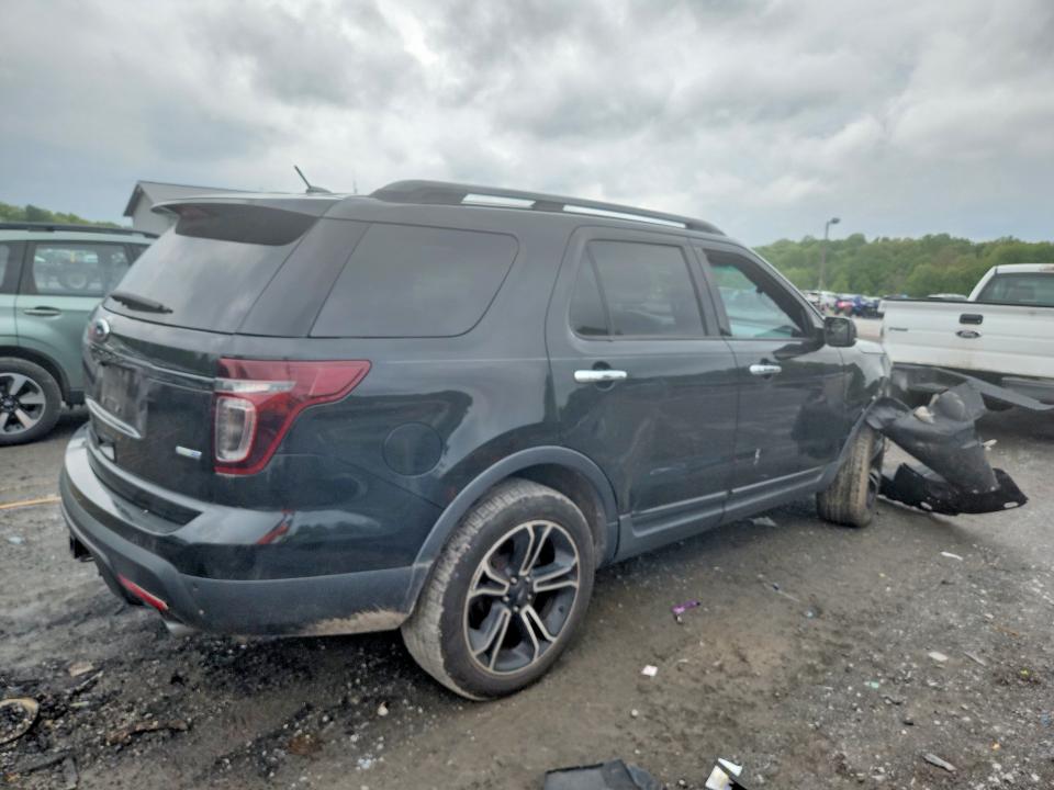 2013 Ford Explorer VIN 1FM5K8GT4DGC09927 COPART salvage auction — FRONT END, Pa - Certificate Of Salvage, sold $900 on 2026-07-02 (photo 3)