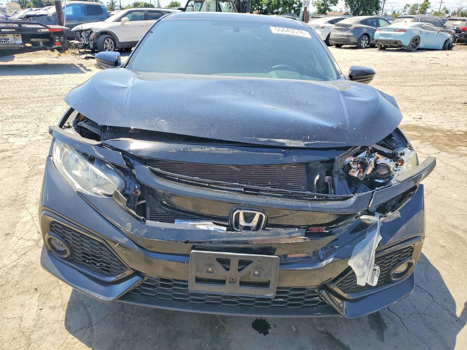 2019 Honda Civic VIN 2HGFC1E52KH701912 COPART salvage auction — FRONT END, Ca - Salvage Certificate, sold $4,850 on 2026-07-02 (photo 5)