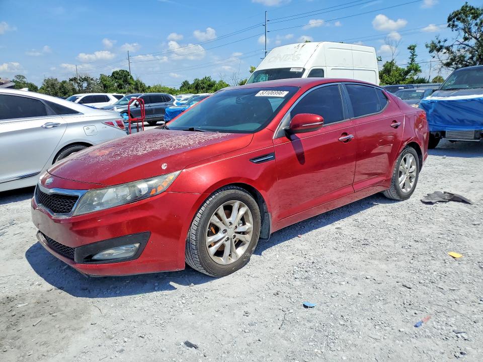 2013 Kia Optima VIN 5XXGN4A71DG233778 COPART salvage auction — SIDE, Fl - Certificate Of Destruction, sold $375 on 2026-07-31 (photo 1)