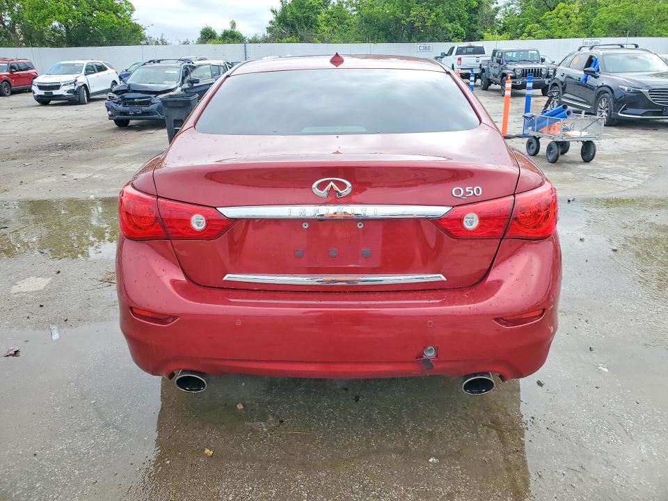 2015 Infiniti VIN JN1BV7APXFM341831 COPART salvage auction — SIDE, Mo - Salvage Certificate Of Title, sold $2,450 on 2026-07-07 (photo 6)