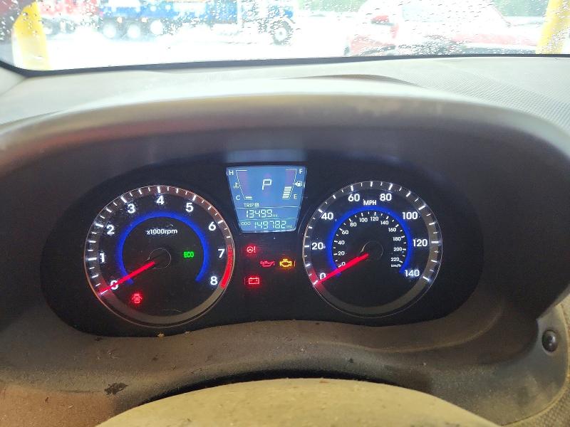 2014 Hyundai Accent VIN KMHCT5AE3EU163023 COPART salvage auction — WATER/FLOOD, Ar - Cert Of Title-Salvage, sold $400 on 2026-07-20 (photo 9)