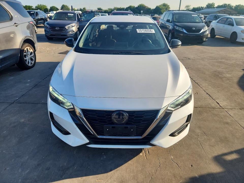 2021 Nissan Sentra VIN 3N1AB8DV4MY286999 COPART salvage auction — REAR END, Tx - Salvage Vehicle Title, sold $5,900 on 2026-07-02 (photo 5)