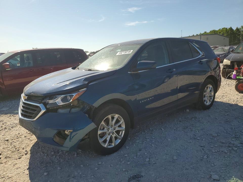 2021 Chevrolet Equinox VIN 3GNAXUEV3ML385789 COPART salvage auction — FRONT END, Mi - Cert Of Title-Salvage Vehicle, sold $3,750 on 2026-07-02 (photo 1)