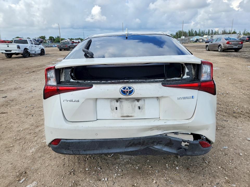2019 Toyota Prius VIN JTDKARFU4K3083325 COPART salvage auction — FRONT END, FL - CERT OF TITLE SLVG REBUILDABLE, sold $3,700 on 2026-07-02 (photo 6)