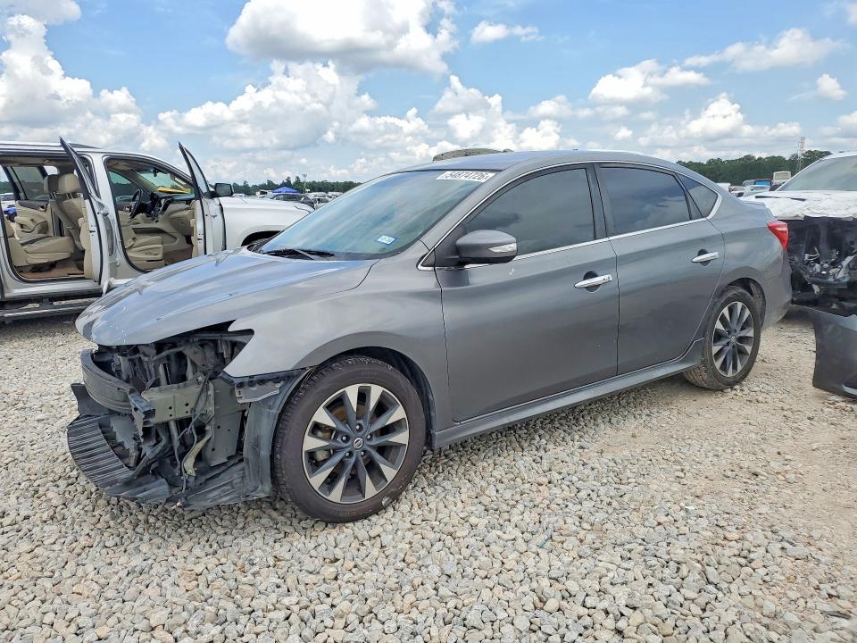 2019 Nissan Sentra VIN 3N1AB7AP4KY298308 COPART salvage auction — FRONT END, Tx - Salvage Vehicle Title, sold $150 on 2026-07-24 (photo 1)