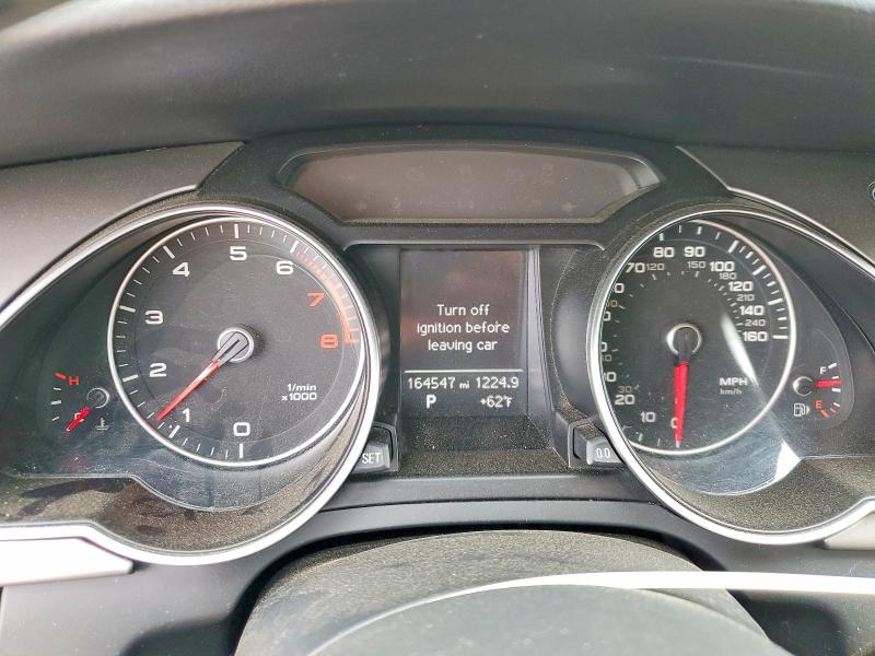 2014 Audi A5 VIN WAUCFAFR5EA021528 COPART salvage auction — FRONT END, Ca - Salvage Certificate, sold $1,050 on 2026-07-06 (photo 9)