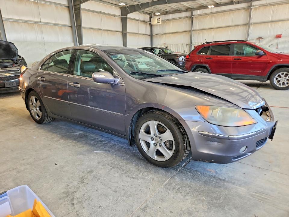 2005 Acura Rl VIN JH4KB16595C005293 COPART salvage auction — FRONT END, Wv - Salvage Certificate, sold $225 on 2026-07-21 (photo 4)