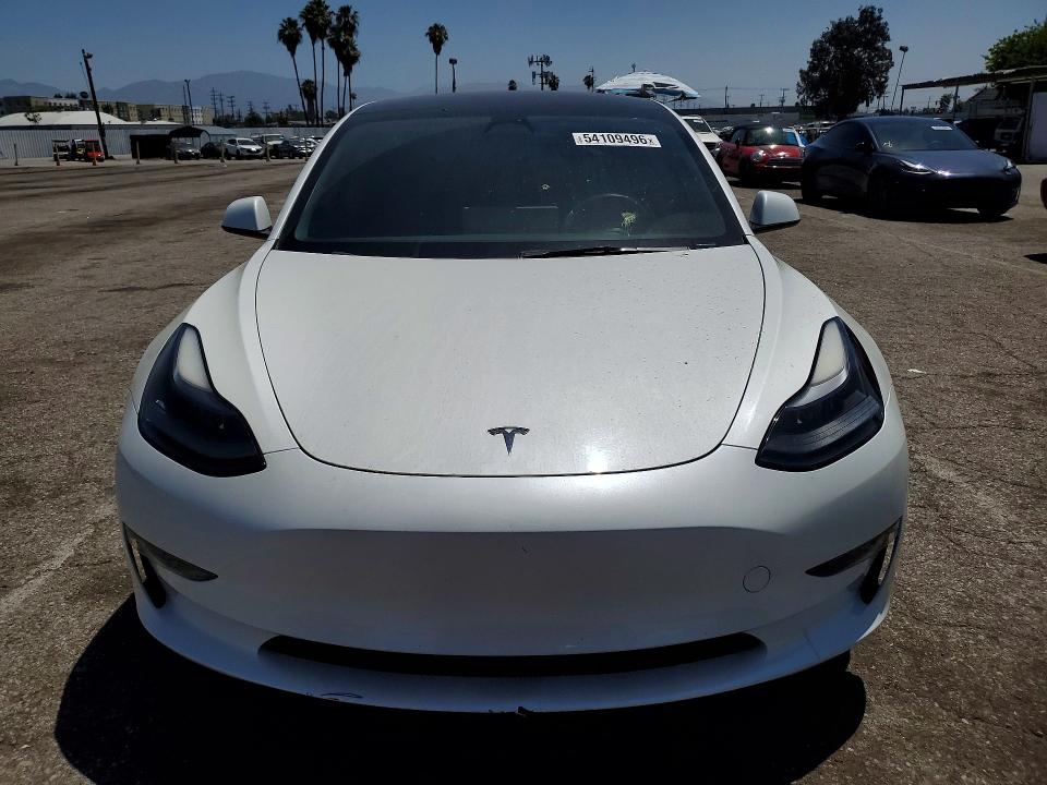 2023 Tesla Model 3 VIN 5YJ3E1EA2PF587769 COPART salvage auction — REAR END, CA - SALVAGE CERTIFICATE, sold $9,500 on 2026-07-28 (photo 5)