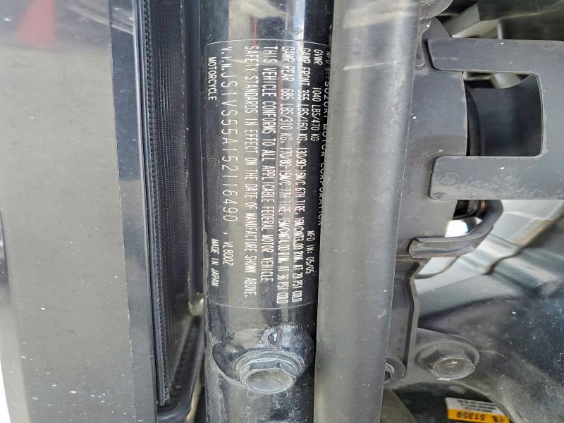 2005 Suzuki C50 VIN JS1VS55A152116490 COPART salvage auction — FRONT END, Ut - Salvage Certificate, sold $600 on 2026-07-09 (photo 9)