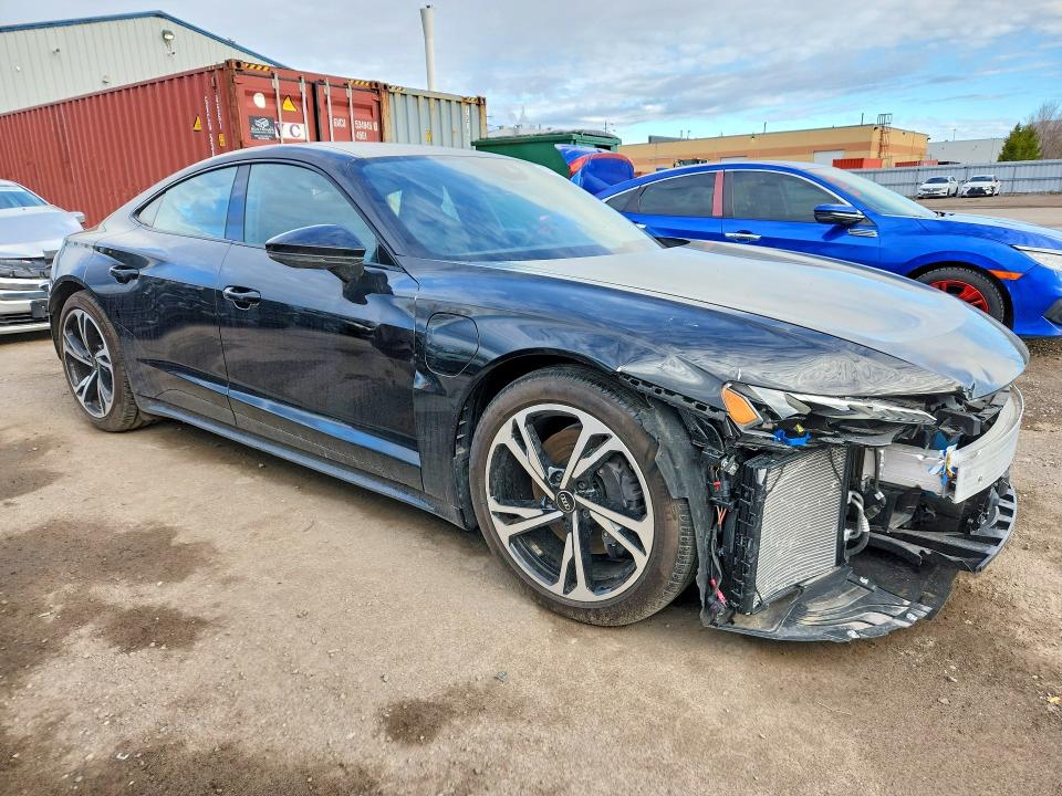2023 Audi E-tron gt VIN WAUFJBFW2P7005889 COPART salvage auction — FRONT END, On - Permit No Brand - Unfit, sold $32,500 on 2026-07-14 (photo 4)