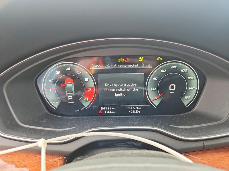 2021 Audi Q5 VIN WA1BAAFY0M2045002 COPART salvage auction — FRONT END, Salvage Title, sold $2,600 on 2026-07-24 (photo 9)