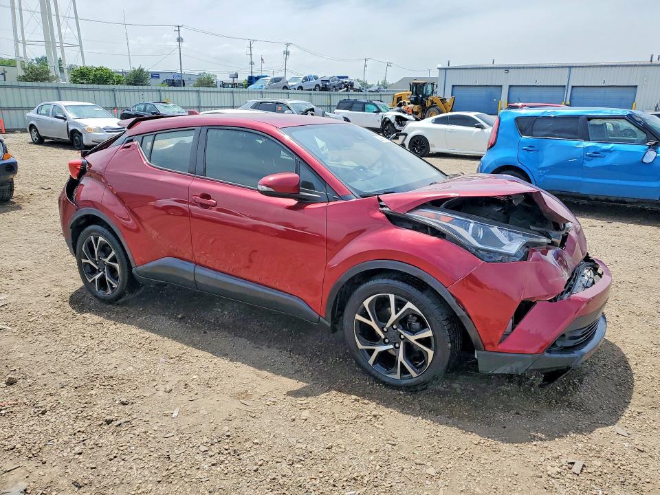 2018 Toyota C-hr VIN NMTKHMBX5JR041434 COPART salvage auction — REAR END, Il - Salvage Certificate, sold $3,650 on 2026-07-03 (photo 4)