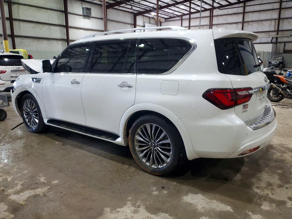2021 Infiniti Qx80 VIN JN8AZ2BE7M9269214 COPART salvage auction — FRONT END, Ky - Cert Of Title-Salvage, sold $12,300 on 2026-07-22 (photo 2)